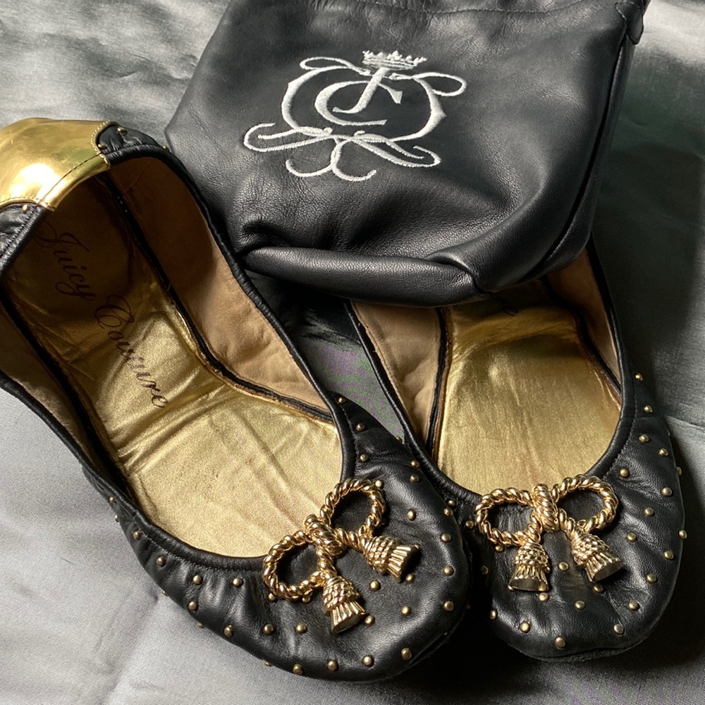 Juicy Couture Ballet Flats Black